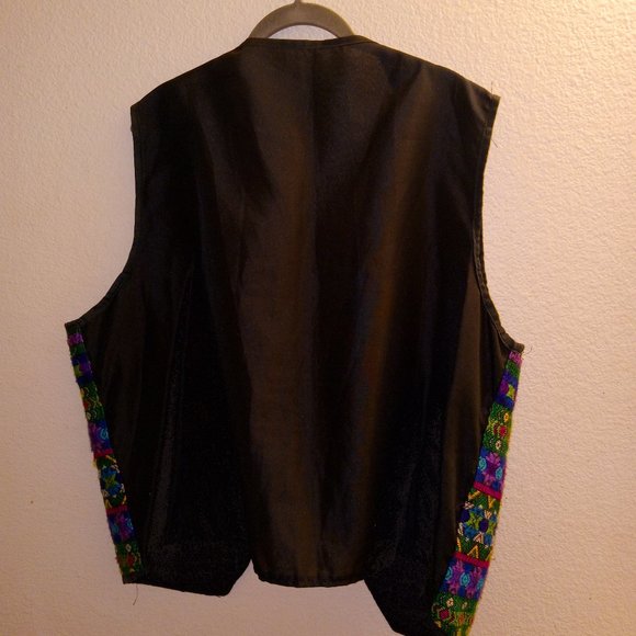 Multi colored Colorful Embroidered vest - Picture 4 of 4
